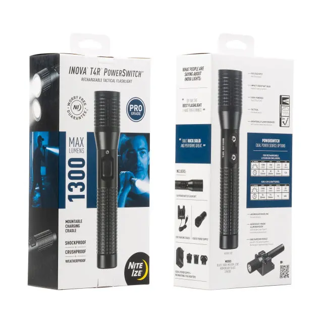 Inova T4R Powerswitch Rechargeable Tactical Flashlight 1