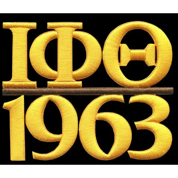 Iota Phi Theta Gold Embroidered Chapter Patch 1