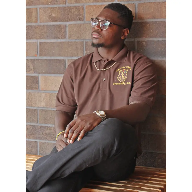 Iota Phi Theta Silk-Touch Performance Polo 1