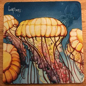 Jellyfish Ocean-Inspired Coaster 1