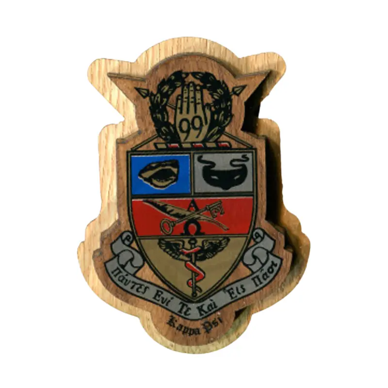 Kappa Psi Pharmaceutical Fraternity Crest – Big Wooden Chapter Symbol 1