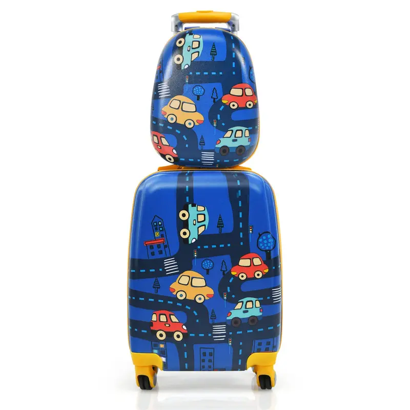 Kids’ Carry-On Luggage Set – 12-Inch And 18-Inch Lightweight Suitcases 1