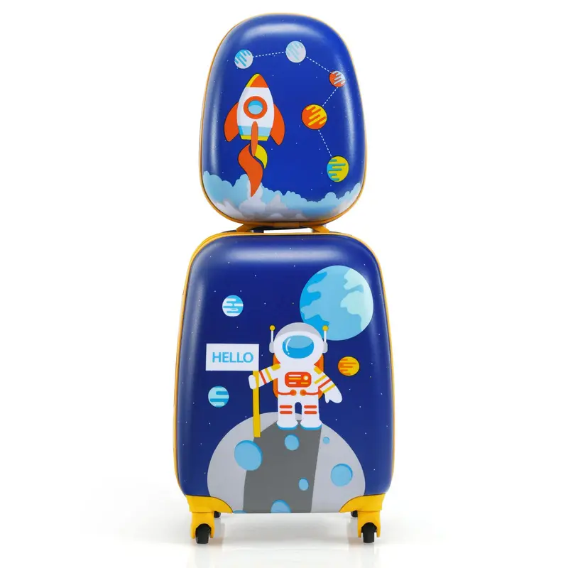 Kids’ Luggage Set – Two-Piece Carry-On Collection (12-Inch And 16-Inch) 1