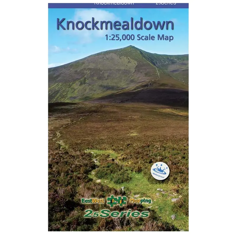 Knockmealdown Waterproof Topographic Map – 1:25,000 Scale (Polyart Finish) 1