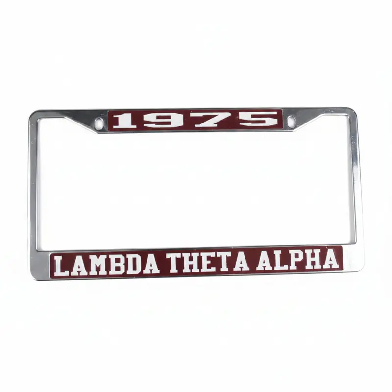 Lambda Theta Alpha 1975 Founding Year License Plate Frame 1