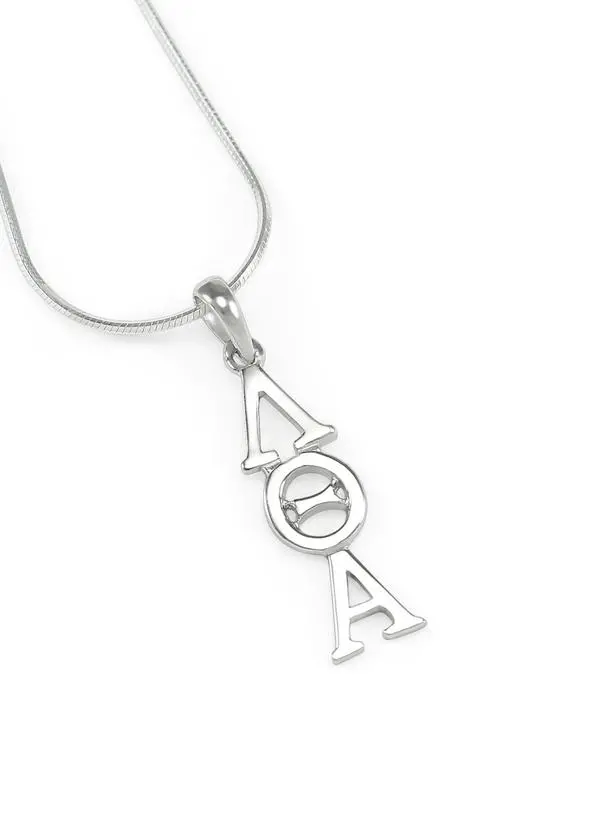 Lambda Theta Alpha Clean-Line Sterling Silver Pendant 1