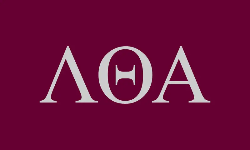 Lambda Theta Alpha Greek Alphabet Flag - Wall Or Event Decoration 1