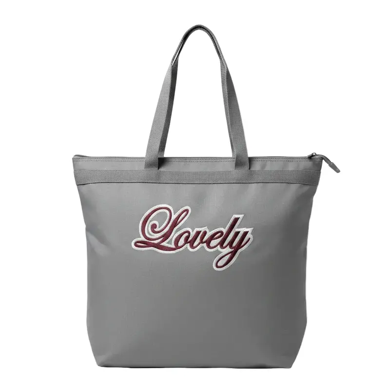 Lambda Theta Alpha 'Lovely' Canvas Tote Bag – Stylish Carryall 1