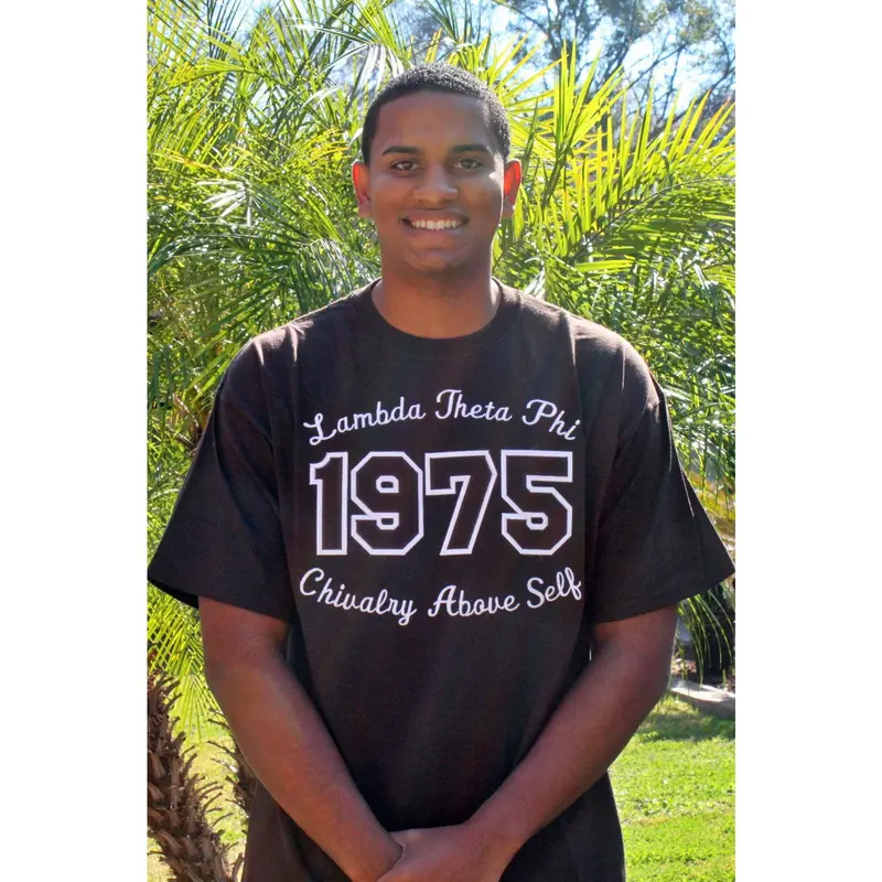 Lambda Theta Phi 'Chivalry Above Self' Motto Tee 1