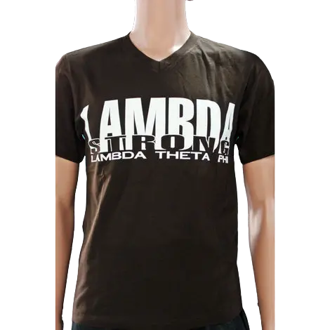 Lambda Theta Phi 'Lambda Strong' V-Neck Tee (Discontinued) 1