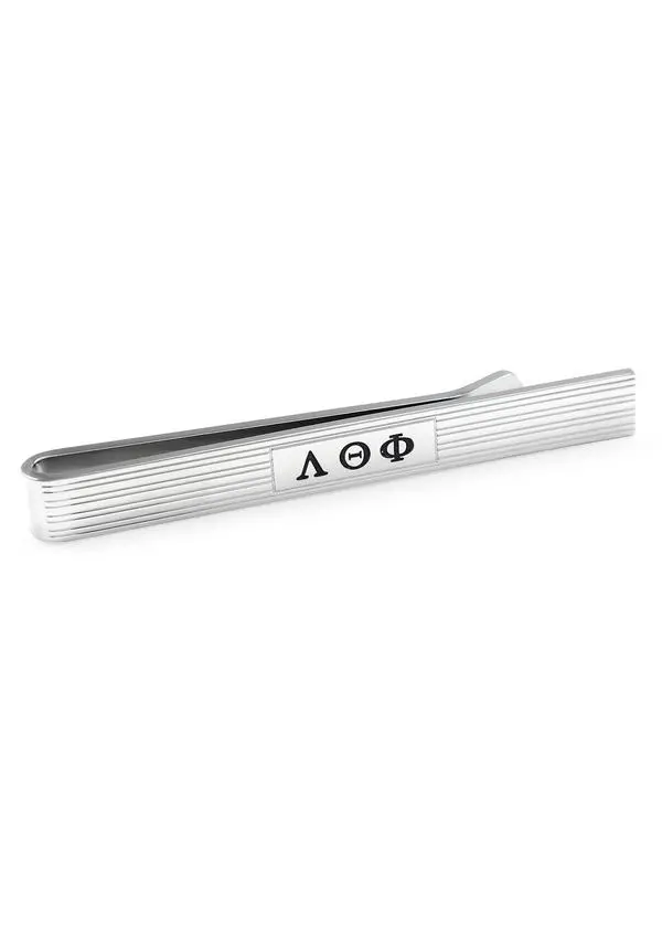 Lambda Theta Phi Polished Metal Tie Clip 1