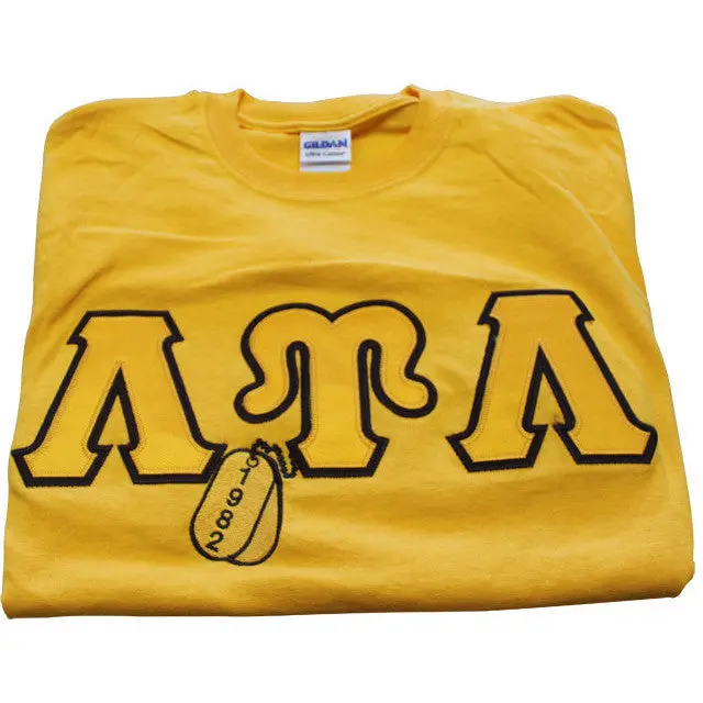Lambda Upsilon Lambda Dog Tag Style T-Shirt 1