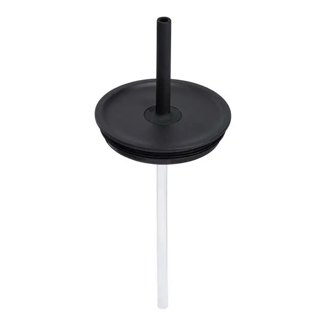 Large Press-In Straw Lid For Wide-Mouth Drink Containers 1