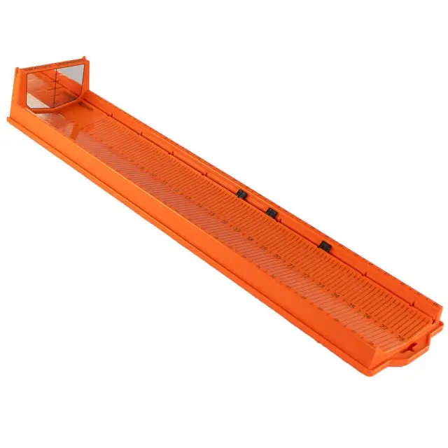 Leaderboard 28" Measuring Board With Integrated Identifier Holders & Cull Tabs (Orange) 1
