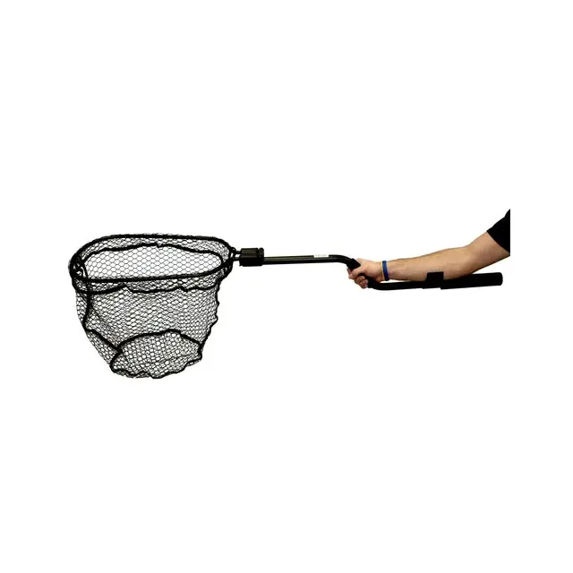 Leverage Landing Net – 12" × 20" Hoop With 47" Handle, Rod-Holer Storage Foam 1