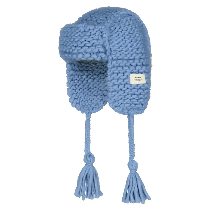 Light Blue Brubru Bomber Beanie – Stylish Cold-Weather Accessory 1
