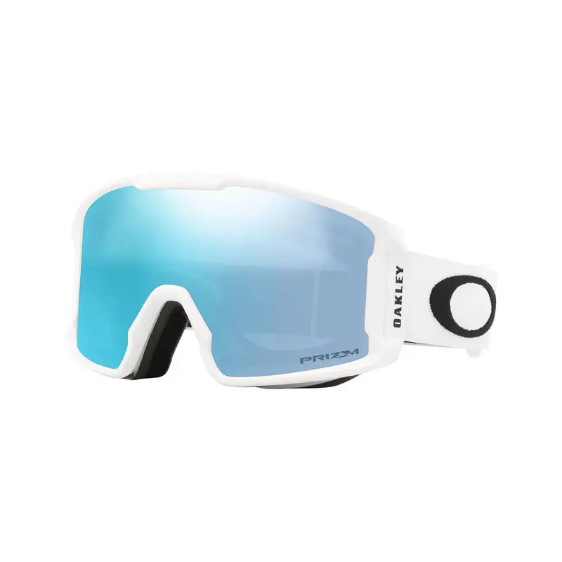 Line Miner M Snow Goggles – Matte White Frame With Prizm Sapphire Iridium Lens 1