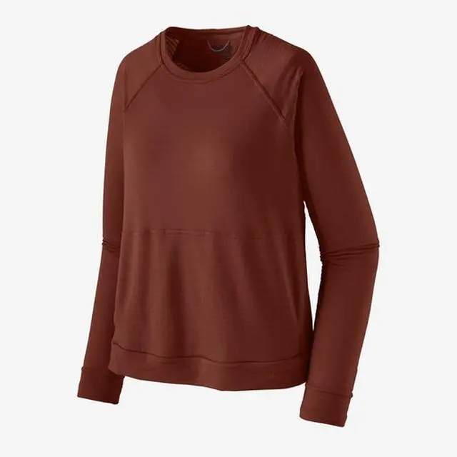 Long-Sleeve Thermal Cap Crewneck For Women 1
