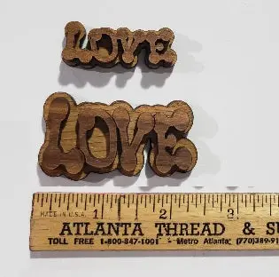 Love Bubble Text Peel-And-Stick Wall Decal 1