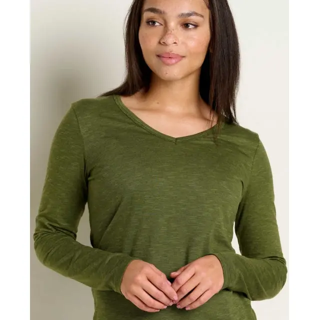Marley Long-Sleeve V-Neck Tee