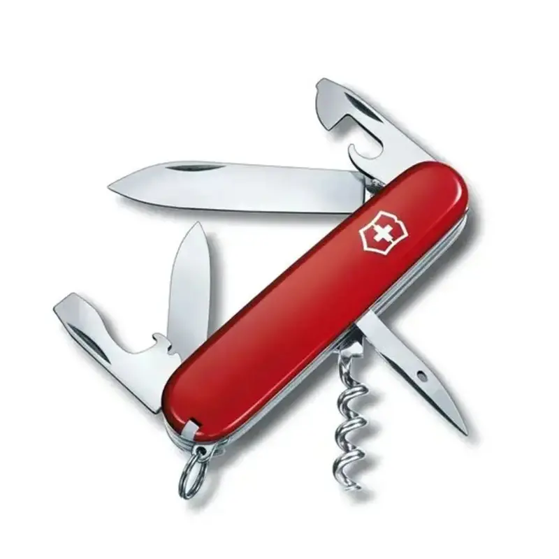 Matte Red Spartan Pocket Knife 1