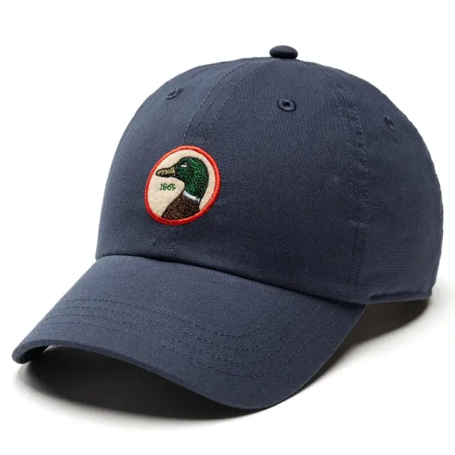 Men'S Circle Patch Cotton-Linen Blend Hat 1