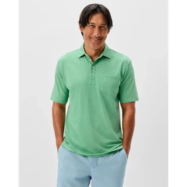 Men'S Coastal Wash 4-Button Polo Shirt 1
