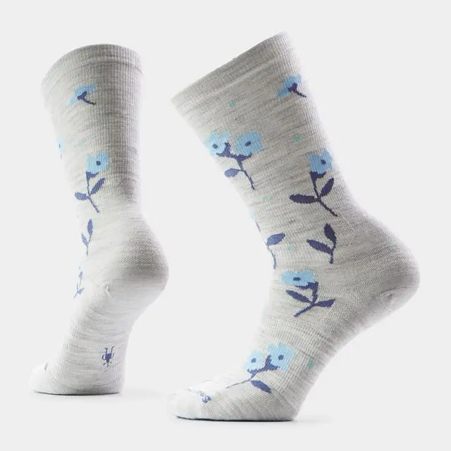 Men'S Everyday Garden Gala Crew Socks – Botanical Print 1