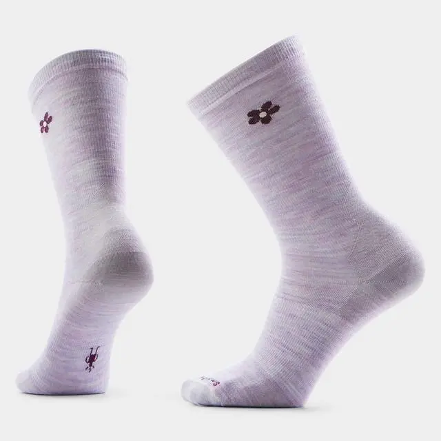 Men’S Everyday Groovy Bloom Crew Socks – Vibrant Pattern 1