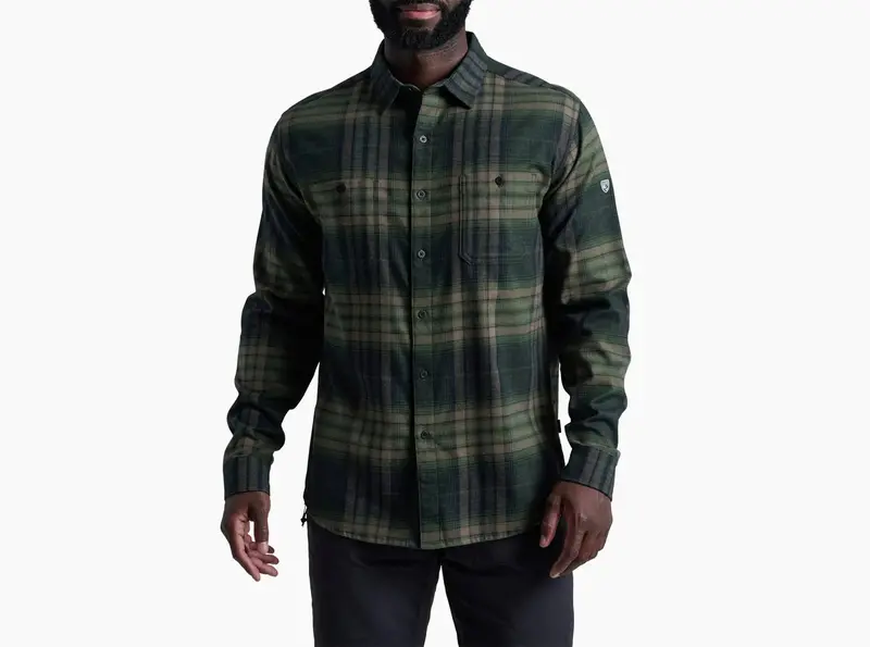 Men'S Fugitive Long-Sleeve Flannel Shirt 1