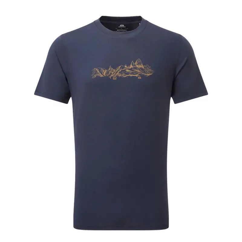 Men'S Groundup Skyline Graphic Cotton T-Shirt 1