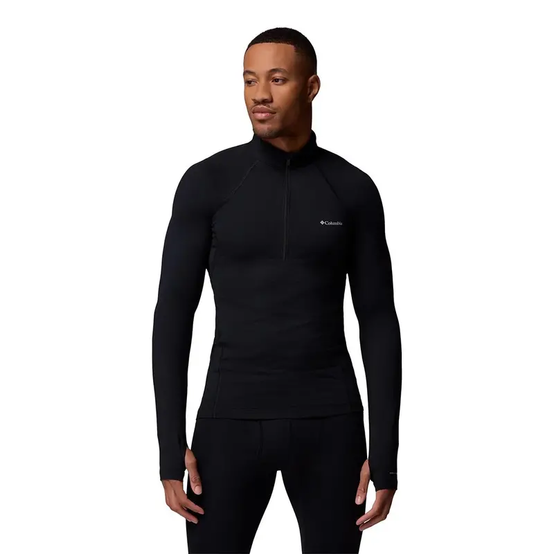 Men'S Omni-Heat Midweight Half-Zip Thermal Baselayer 1