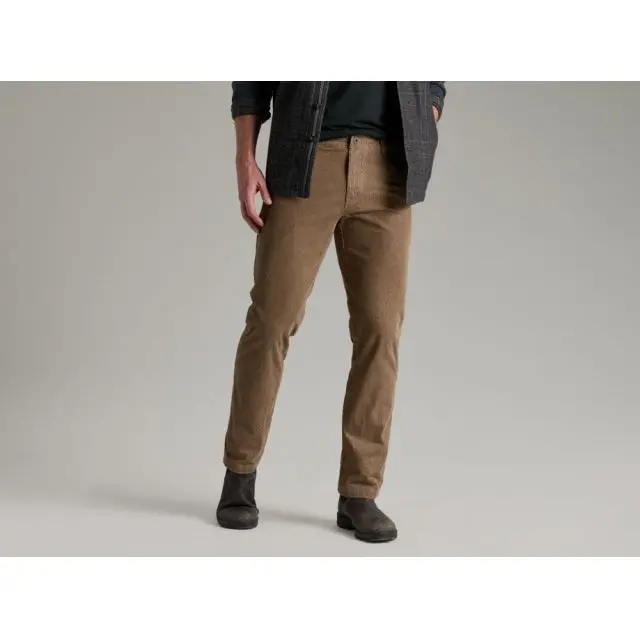 Men'S Skeleton Corduroy Slim-Fit Pant 1