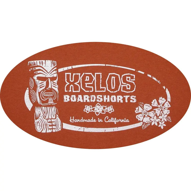 Men'S Tiki Cotton T-Shirt – Vibrant Texas Orange 1