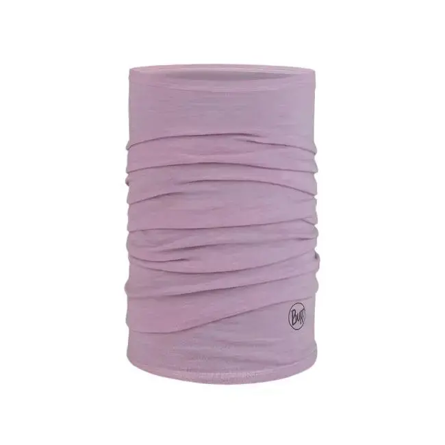 Merino Midweight Lilac Sand Neck Gaiter 1