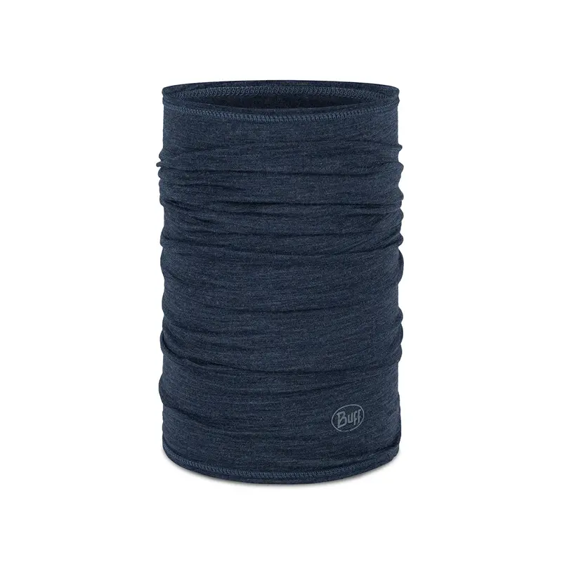 Merino Wool Lightweight Neck Tube – Night Blue Solid 1