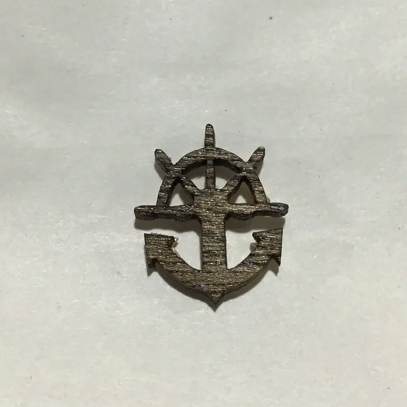 Mini Captain And Anchor Symbol Charm 1