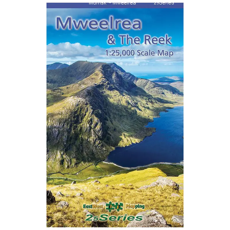 Mweelrea & The Reeks Hiking Map – Standard Edition (1:25,000) 1