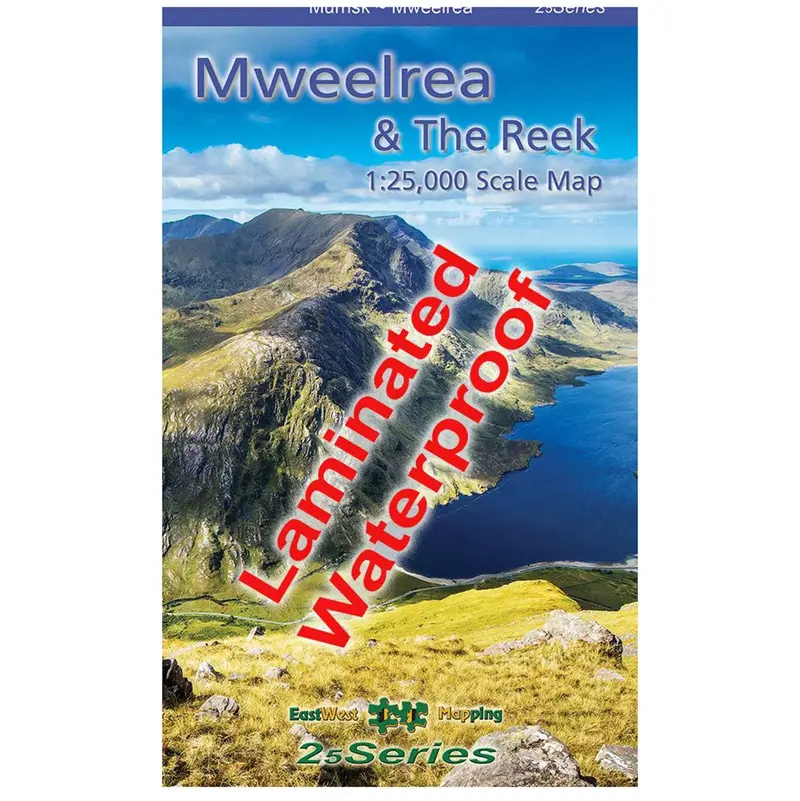 Mweelrea & The Reeks Waterproof Hiking Map (1:25,000) 1
