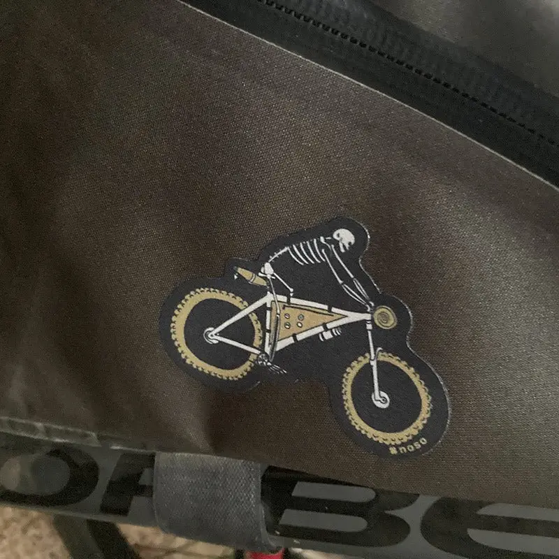 Noso Skeleton Bike Repair Patch For Nylon And Polyester Fabrics 1
