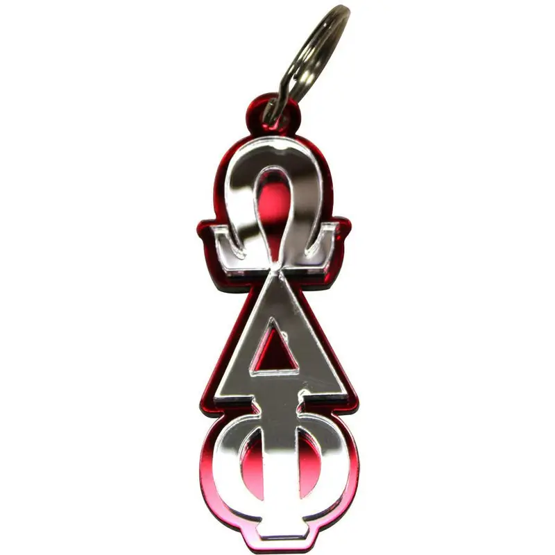 Omega Delta Phi Greek Keychain – Latino Fraternity Acrylic Fob 1