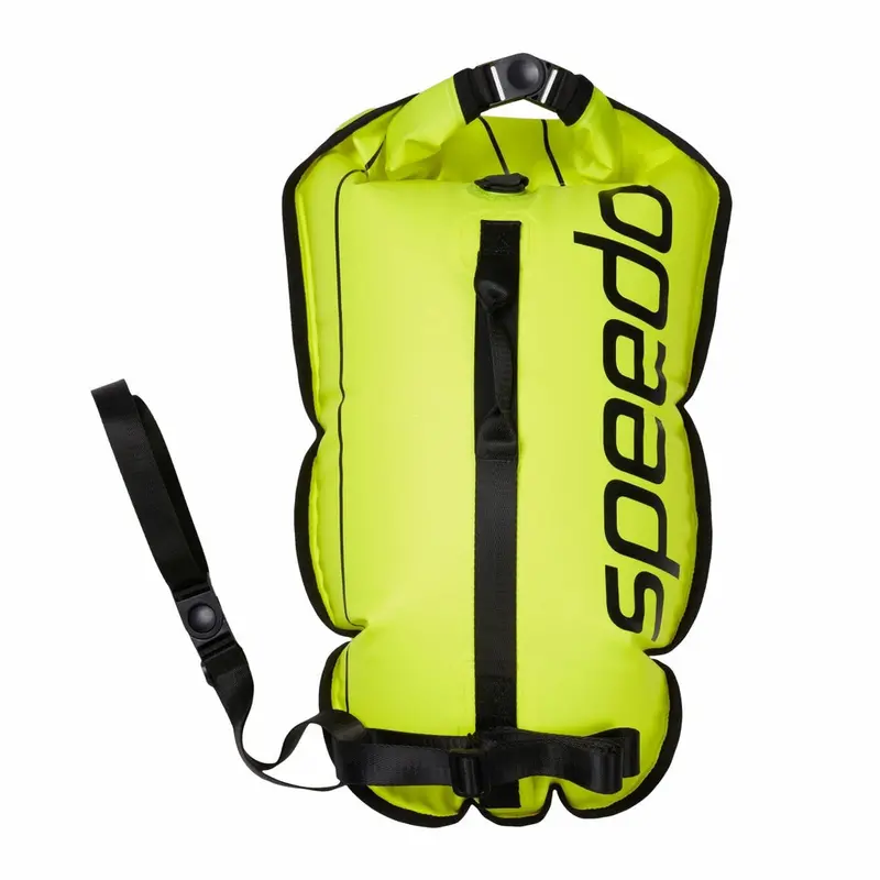 Open Water Tow Float With Integrated Dry Storage Bag 1