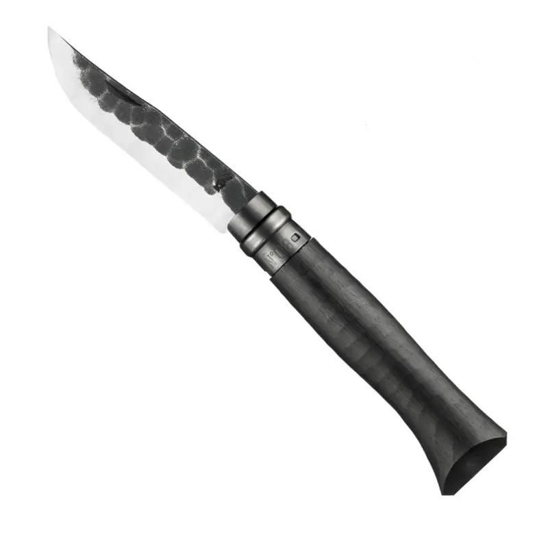 Opinel No. 8 Carbon Forge Pocket Knife With Ebony Handle – Limited Edition Gift Box 1