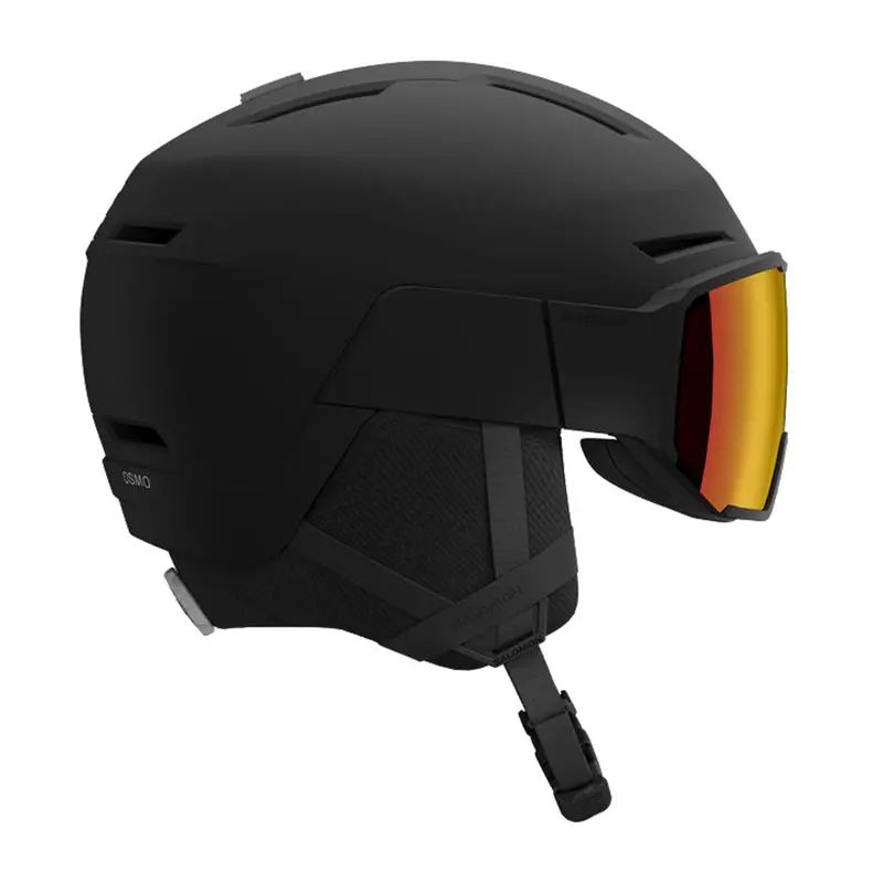 Osmo Sigma Helmet – Minimalist Black Design For Skiers & Snowboarders 1