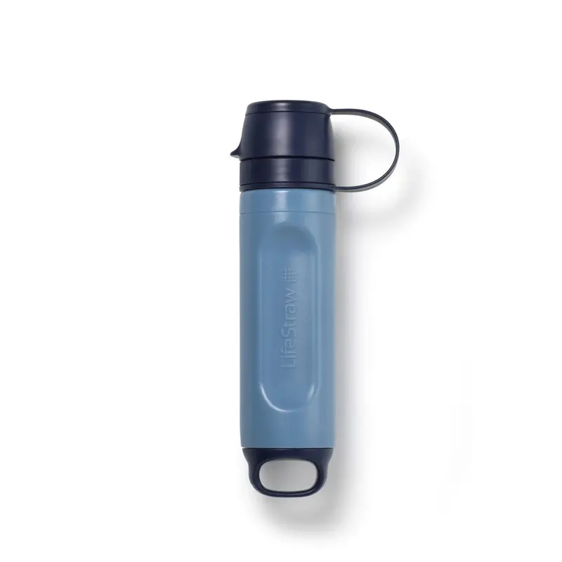Peak Series Solo Collapsible Straw – Mountain Blue Accent 1