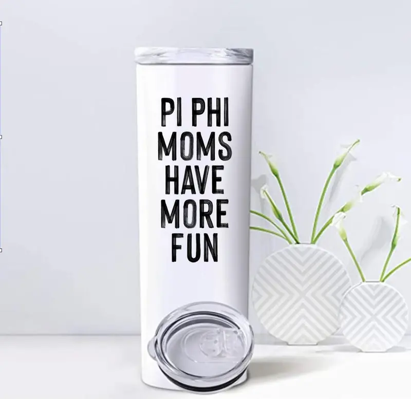 Pi Beta Phi Mom-Themed Insulated Tumbler 1