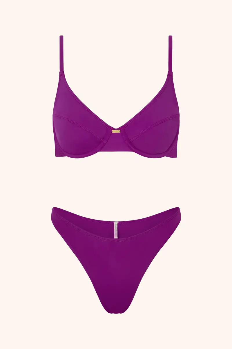 Plum Sculpting Crop Top 1
