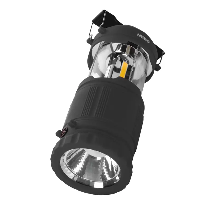 Poppy Portable Camping Lantern – Sleek Black Design 1