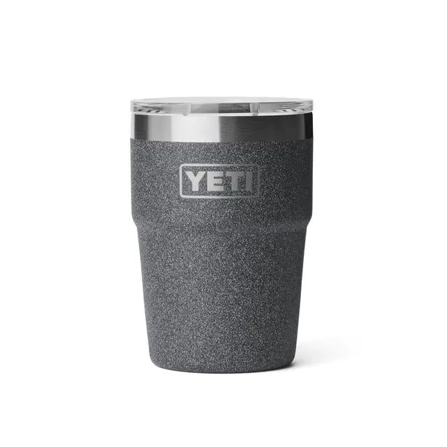 Rambler 16 Oz Stackable Vacuum Tumbler – Matte Black Stone 1