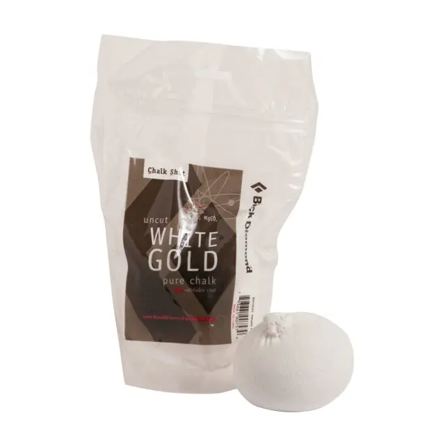 Refillable White-Gold Chalk Ball – Climbing Essential 1